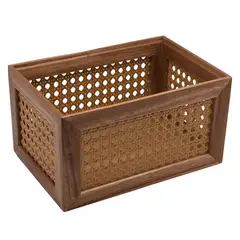 JUST HOME COLLECTION - Caja Tejita Acacia 24x16,2x13 cm