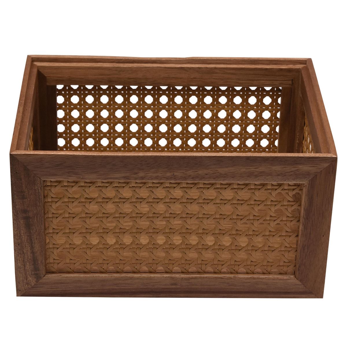 JUST HOME COLLECTION - Caja Tejida Acacia 24X16,2X13 Cm