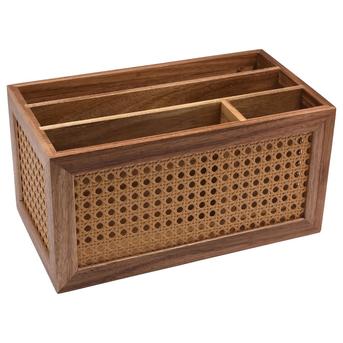 JUST HOME COLLECTION - Caja 4 compartimentos Acacia