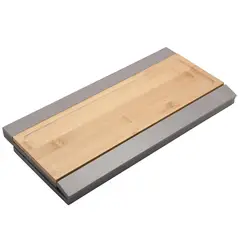 JUST HOME COLLECTION - Bandeja Brazo 48x31x1 cm Café Claro