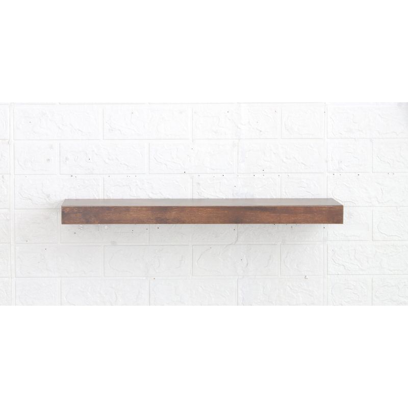 JUST HOME COLLECTION - Repisa Cajón Madera 1 Nivel(es) 60x4x20 cm Café
