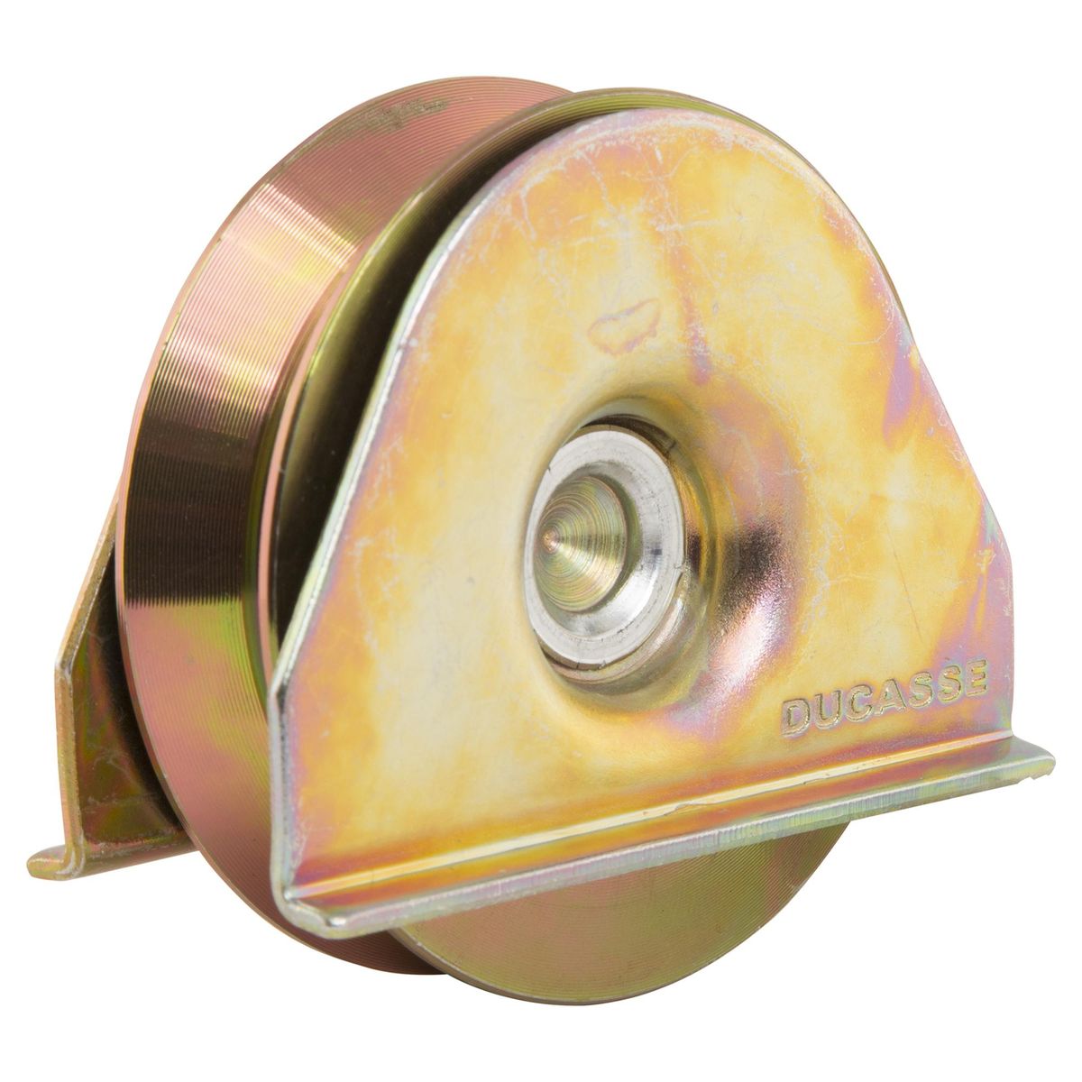 DUCASSE - Rueda al piso para portón con placa 64 mm