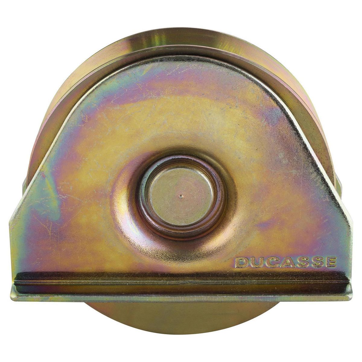 DUCASSE - Rueda al piso para portón con placa 64 mm