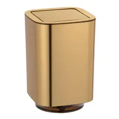 WENKO - Papelero 5.5 Litros Plástico Dorado