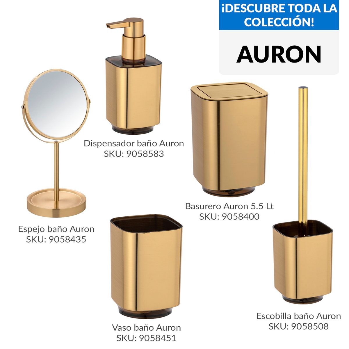 WENKO - Escobilla baño Auron