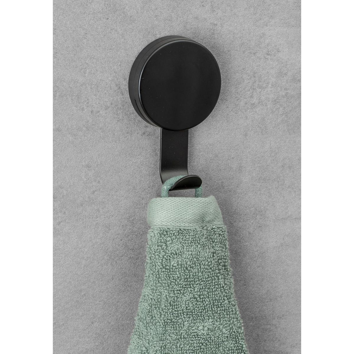 WENKO - Percha Static-Loc Plus 2 Unidades Negro