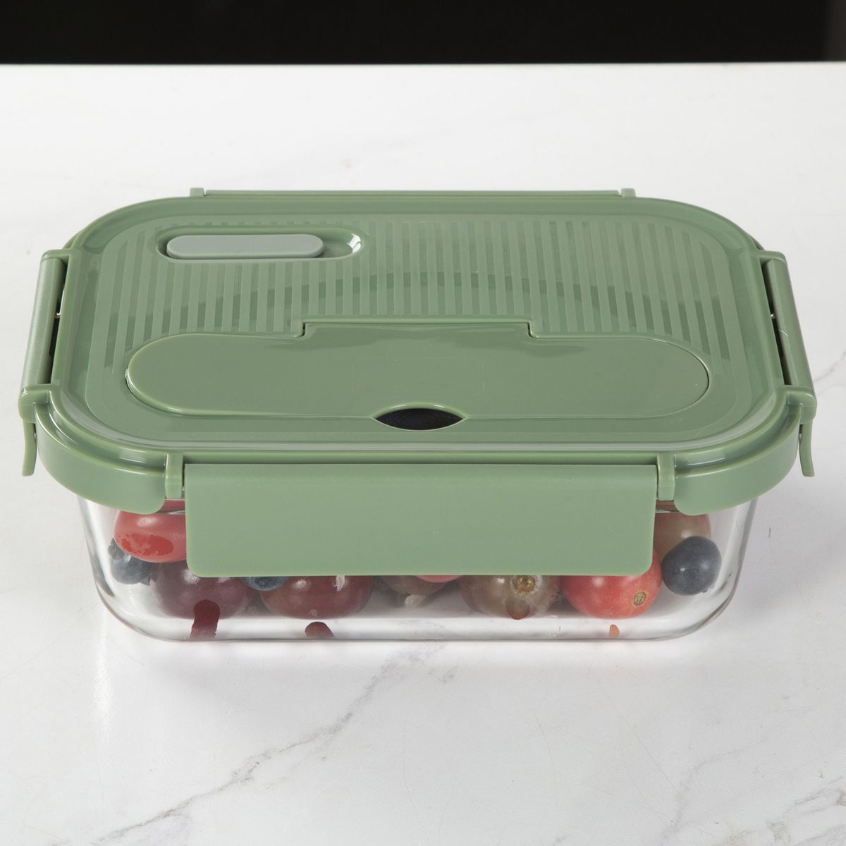 JUST HOME COLLECTION - Contenedor de Alimentos Vidrio 1050 ml