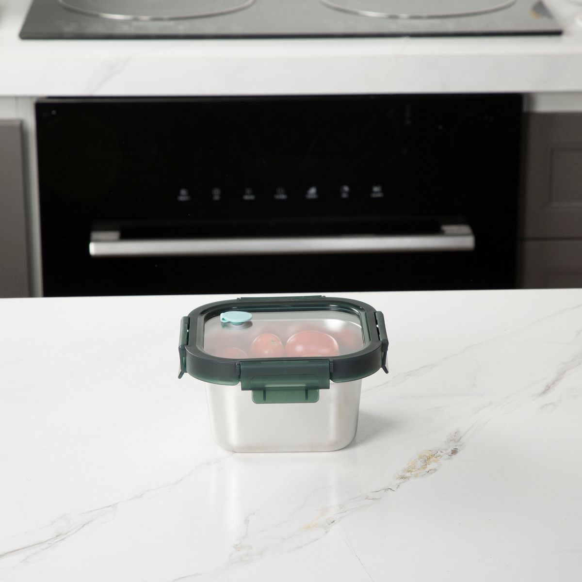 JUST HOME COLLECTION - Contenedor de Alimentos Acero Inoxidable 600 ml