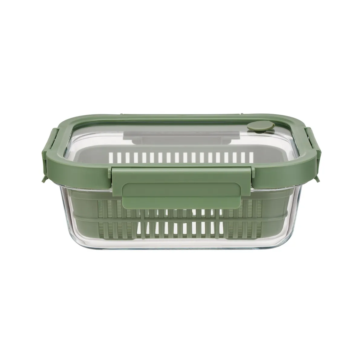 JUST HOME COLLECTION - Contenedor de Alimentos Vidrio 1050 ml