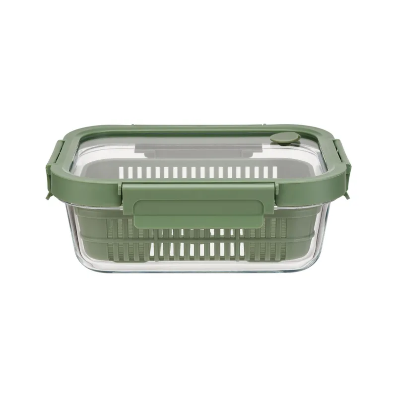 JUST HOME COLLECTION - Contenedor de Alimento Vidrio 1050 ml