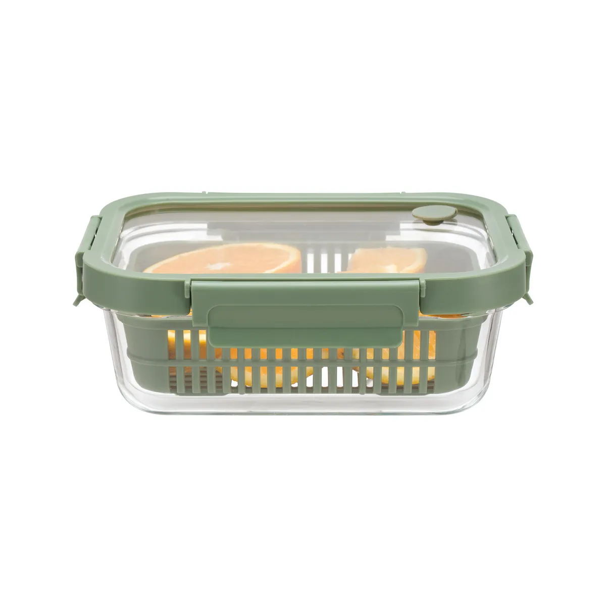 JUST HOME COLLECTION - Contenedor de Alimentos Vidrio 1050 ml