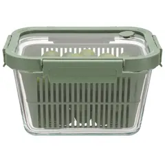 JUST HOME COLLECTION - Contenedor de Alimento Vidrio 1800 ml