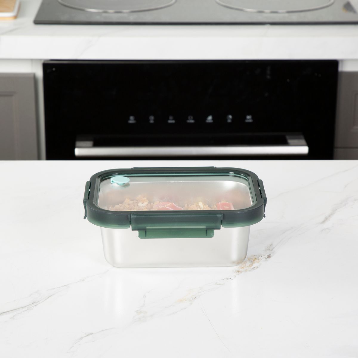 JUST HOME COLLECTION - Contenedor de Alimentos Acero Inoxidable 800 ml