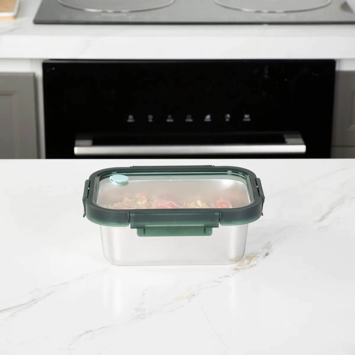 JUST HOME COLLECTION - Contenedor de Alimentos Acero Inoxidable 800 ml