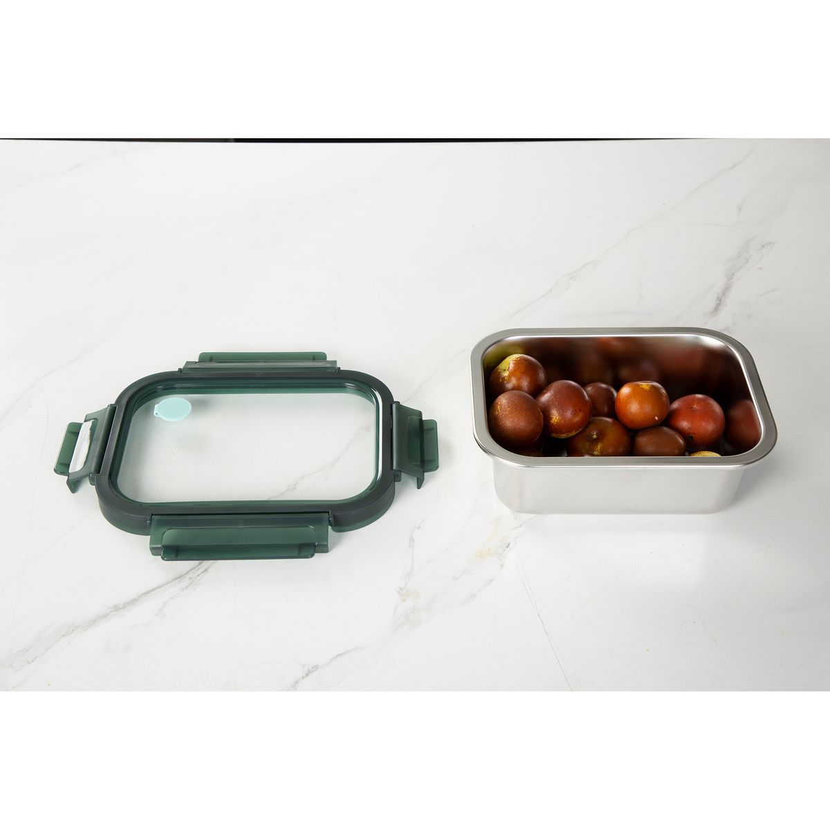 JUST HOME COLLECTION - Contenedor de Alimentos Acero Inoxidable 800 ml