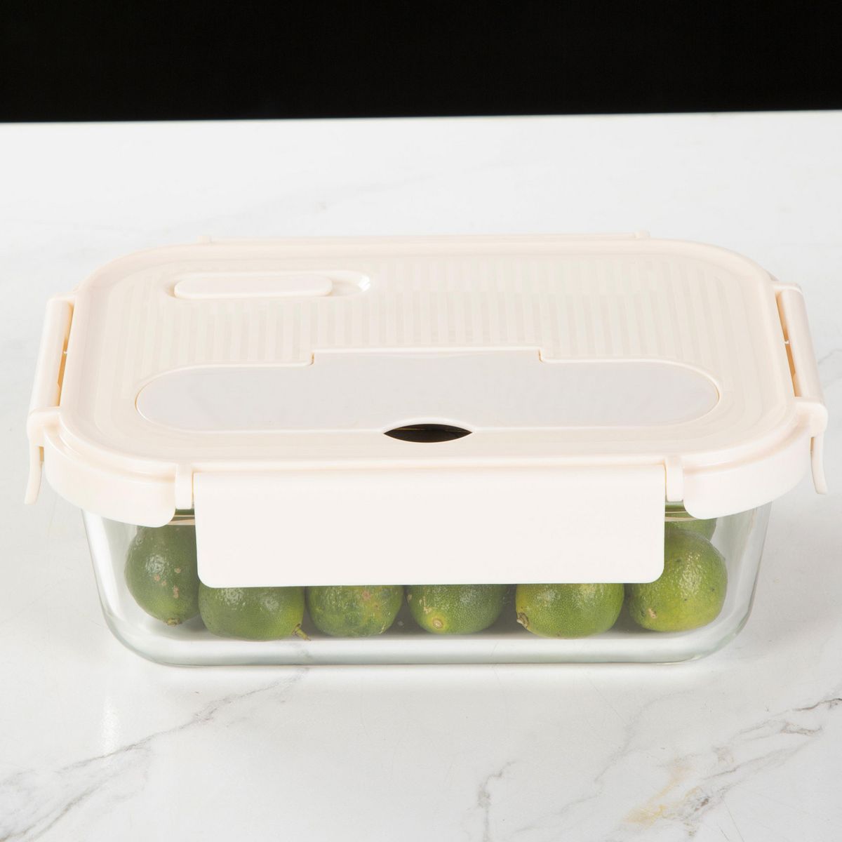 JUST HOME COLLECTION - Contenedor de Alimentos Vidrio 1050 ml