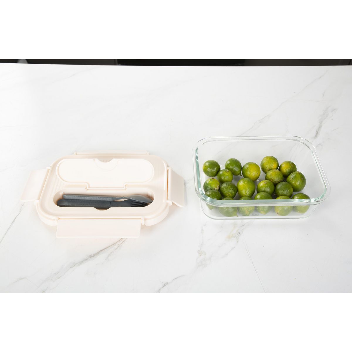 JUST HOME COLLECTION - Contenedor de Alimentos Vidrio 1050 ml