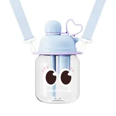 JUST HOME COLLECTION - Botella 800 ml con Tira Tela Celeste