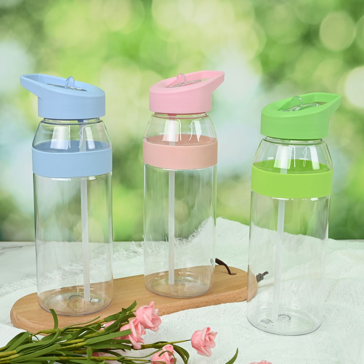 JUST HOME COLLECTION - Botella plástica 860 ml Verde