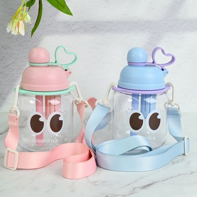 Imagen 2 del producto Botella 800 ml con Tira Tela Rosa