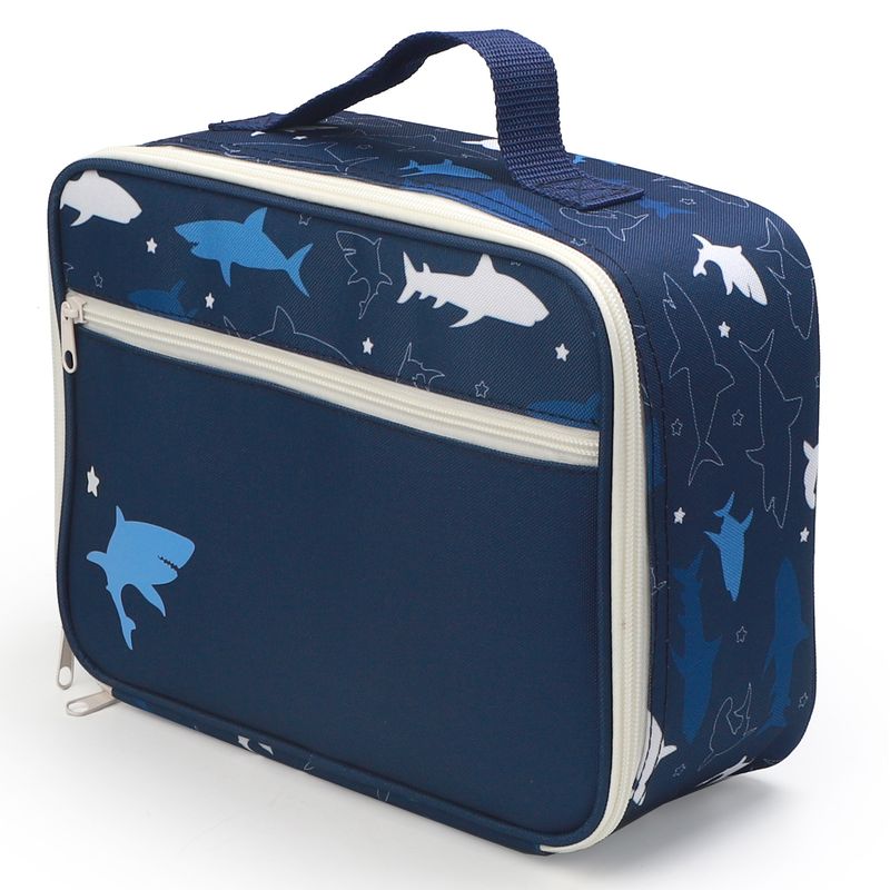 JUST HOME COLLECTION - Lonchera Azul Tiburón 31x23 cm