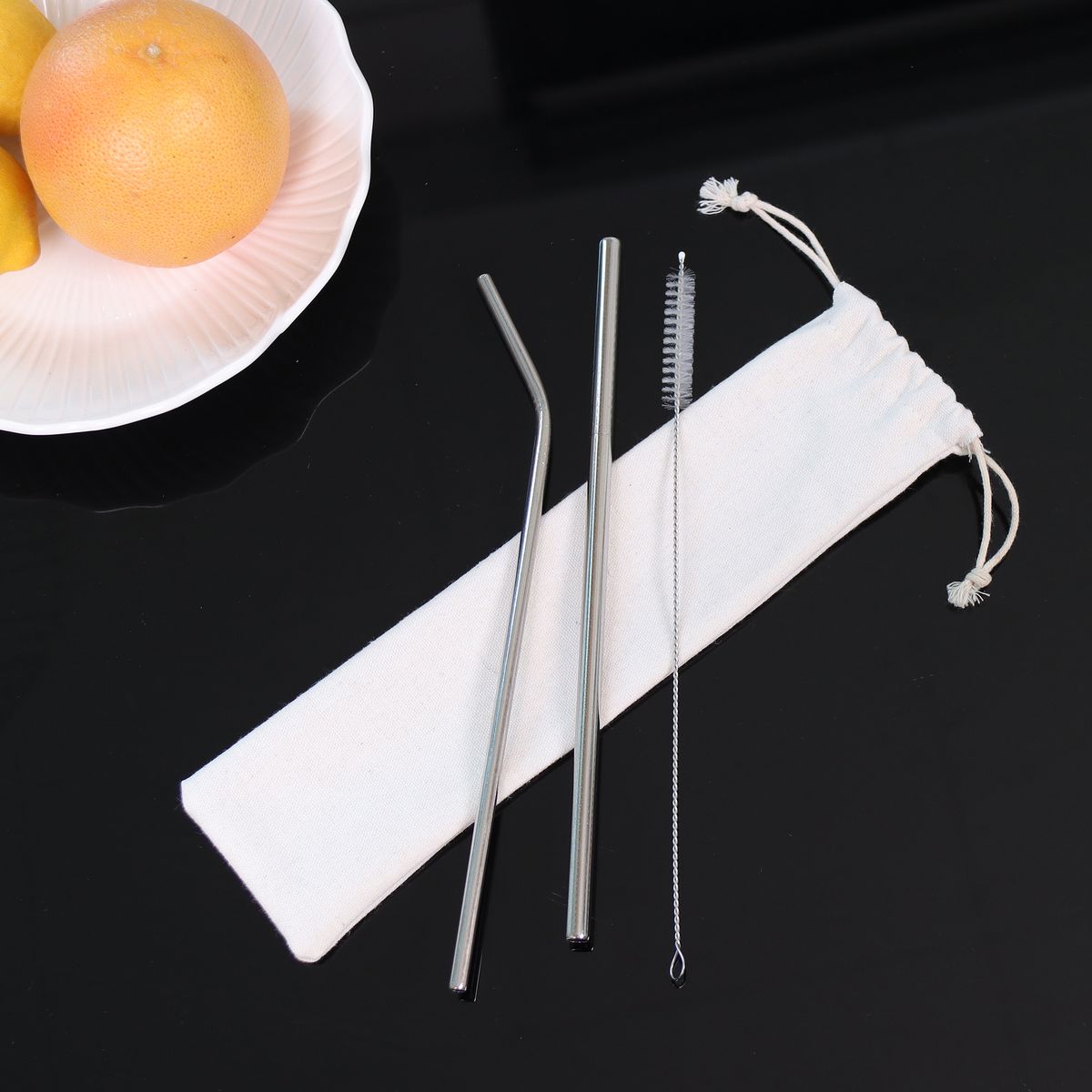 JUST HOME COLLECTION - Set 2 Bombillas + 1 Cepillo