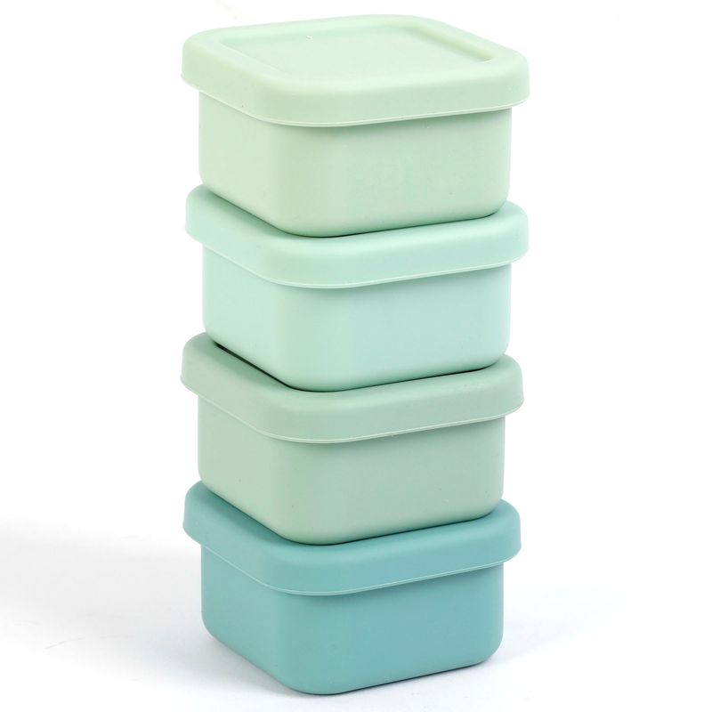 JUST HOME COLLECTION - Set 4 Contenedores de Alimento Silicona 100 ml