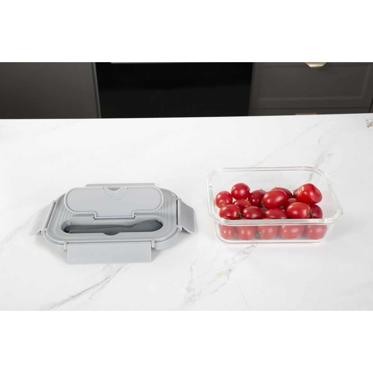 JUST HOME COLLECTION - Contenedor de Alimentos Vidrio 1050 ml