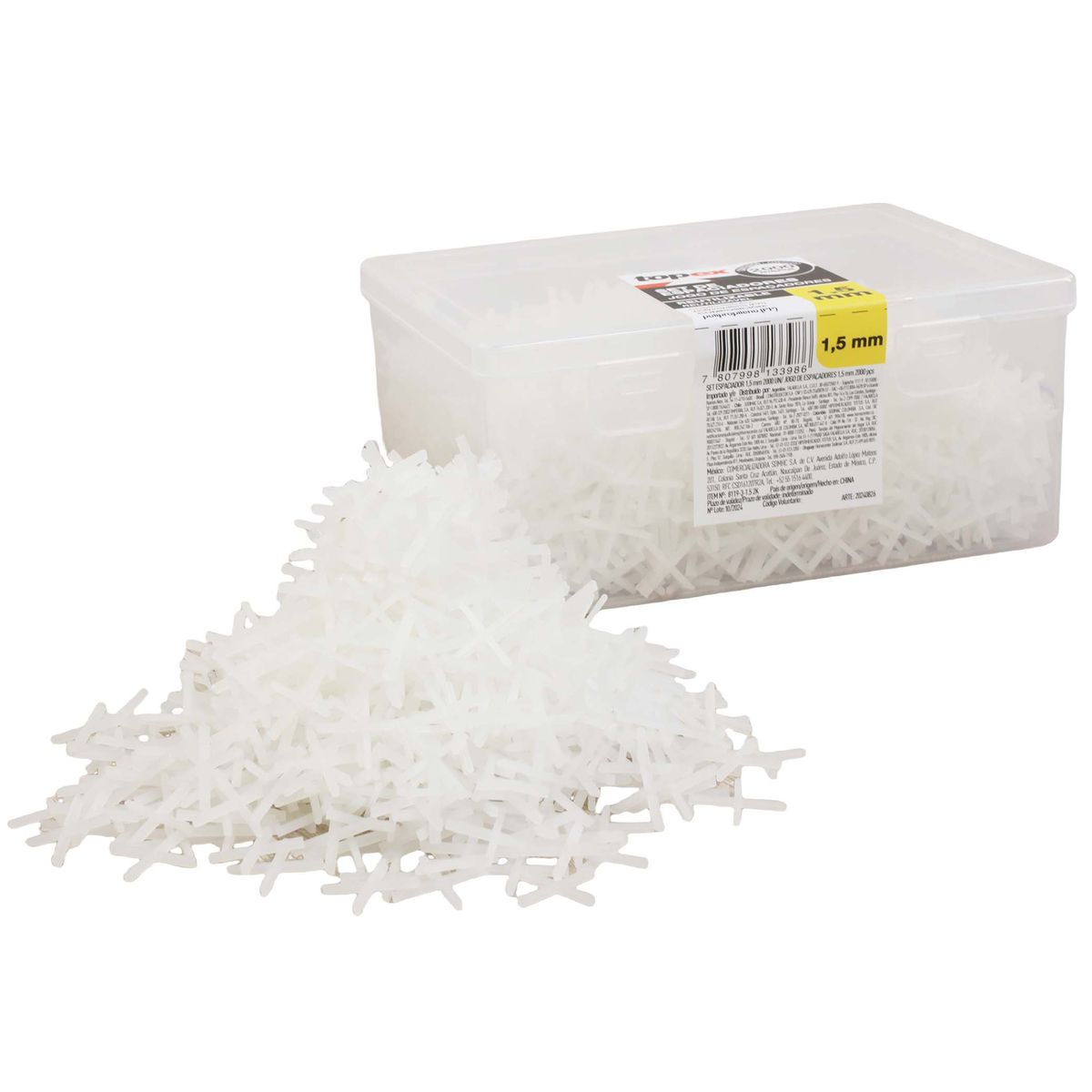 TOPEX - Set espaciador 1,5 mm 2000 unidades