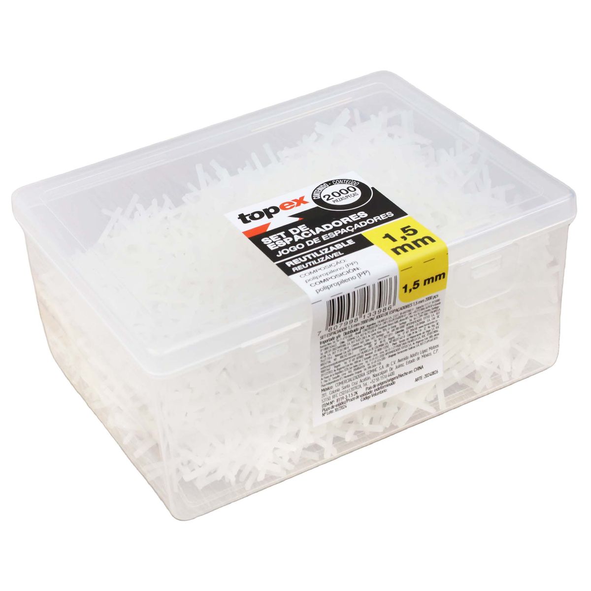 TOPEX - Set espaciador 1,5 mm 2000 unidades