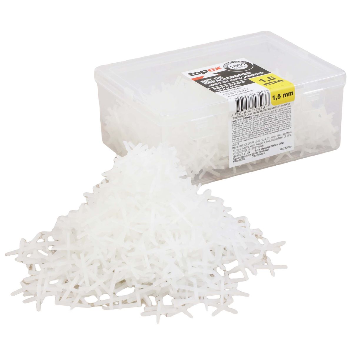 TOPEX - Set espaciador 1,5 mm 1000 unidades