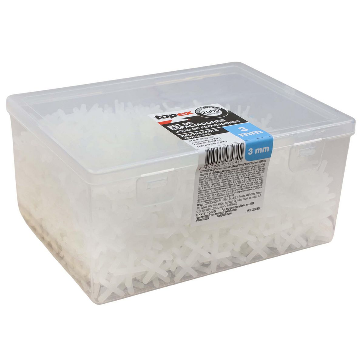 TOPEX - Set Espaciador 3 mm 2000 unidades