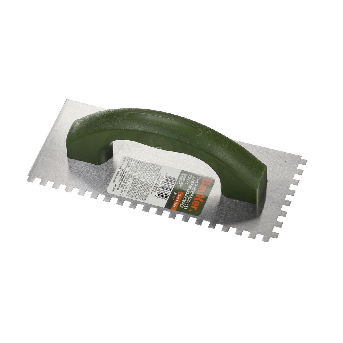 BAUKER - Llana Acero Económica 6x6 cm