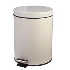 CASA BONITA - Papelero 5 Litros Metal Beige