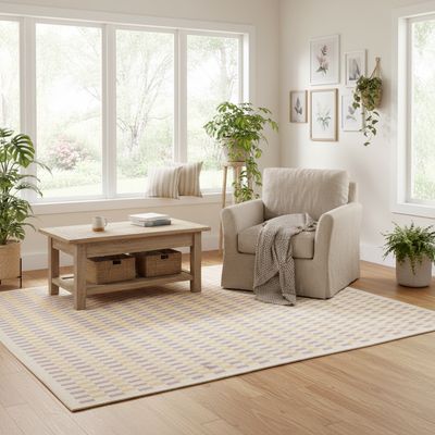 Imagen 2 del producto Alfombra Franjas 120x170 cm Polipropileno Multicolor