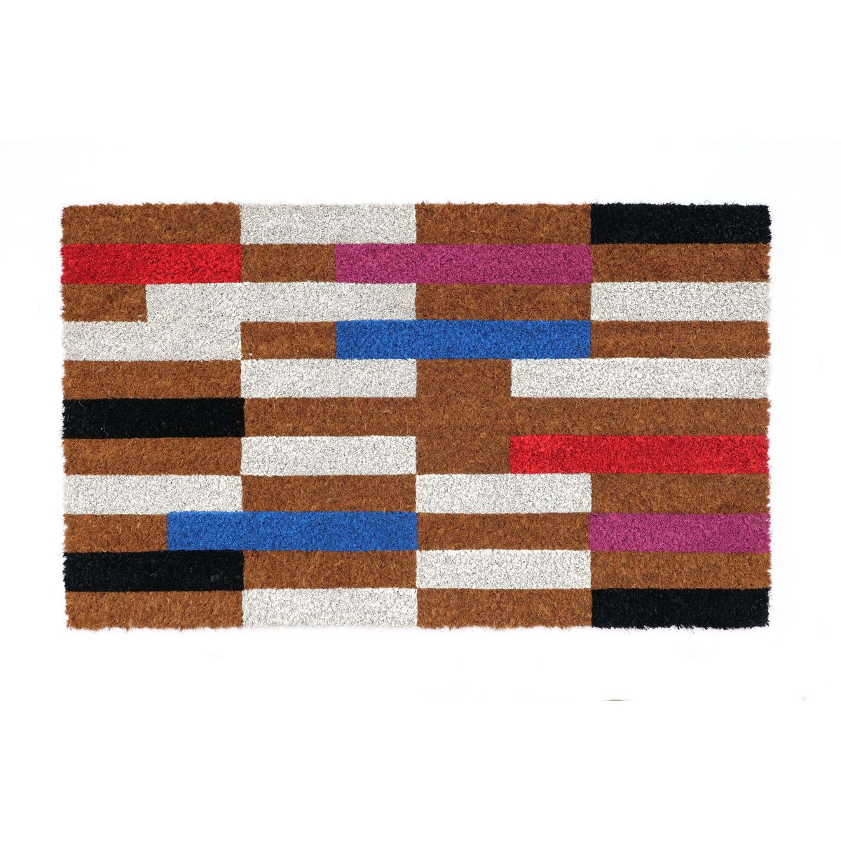 JUST HOME COLLECTION - Limpiapiés Raya 45x75 cm Coco Multicolor