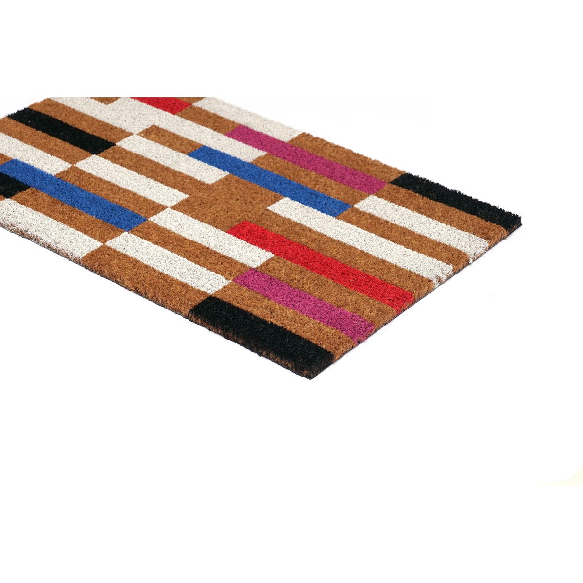 JUST HOME COLLECTION - Limpiapiés Raya 45x75 cm Coco Multicolor