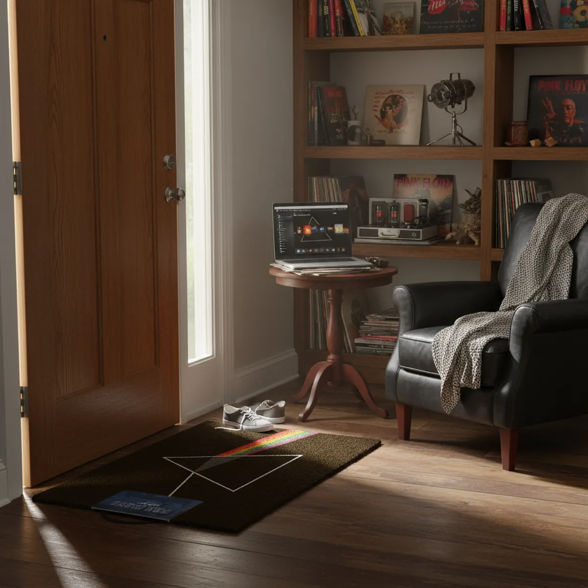 PYRAMID INTERNATIONAL - Limpiapiés Darkside moon 40x60 cm Negro