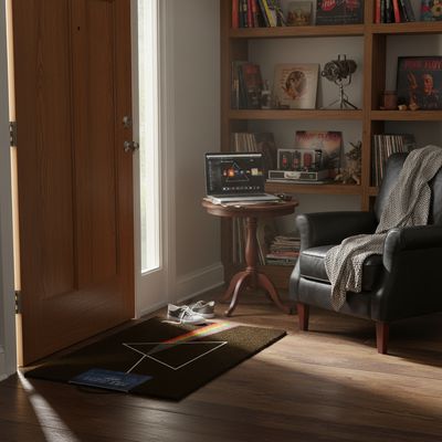 Imagen 2 del producto Limpiapies Darkside moon 40x60 cm Polipropileno Negro