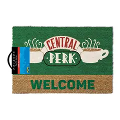 PYRAMID INTERNATIONAL - Limpiapiés Central perk 40x60 cm Natural y verde