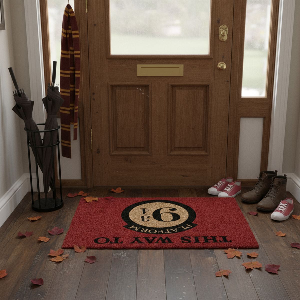 PYRAMID INTERNATIONAL - Limpiapiés Harry potter 40x60 cm Rojo y negro