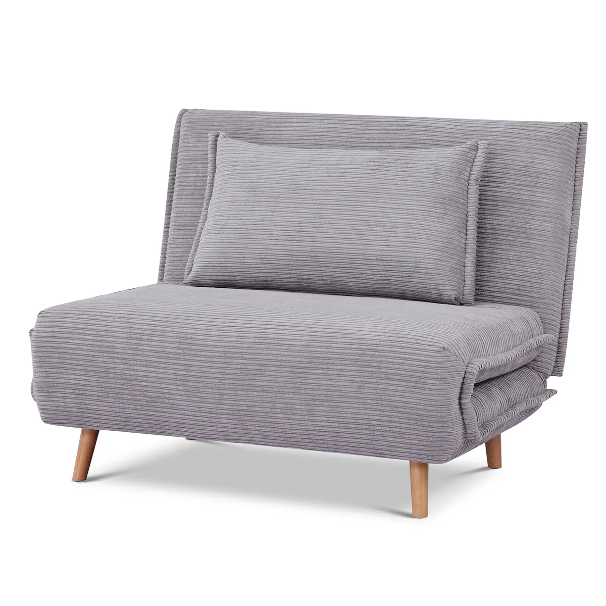 JUST HOME COLLECTION - Futón Prague Gris 108x88x83 cm