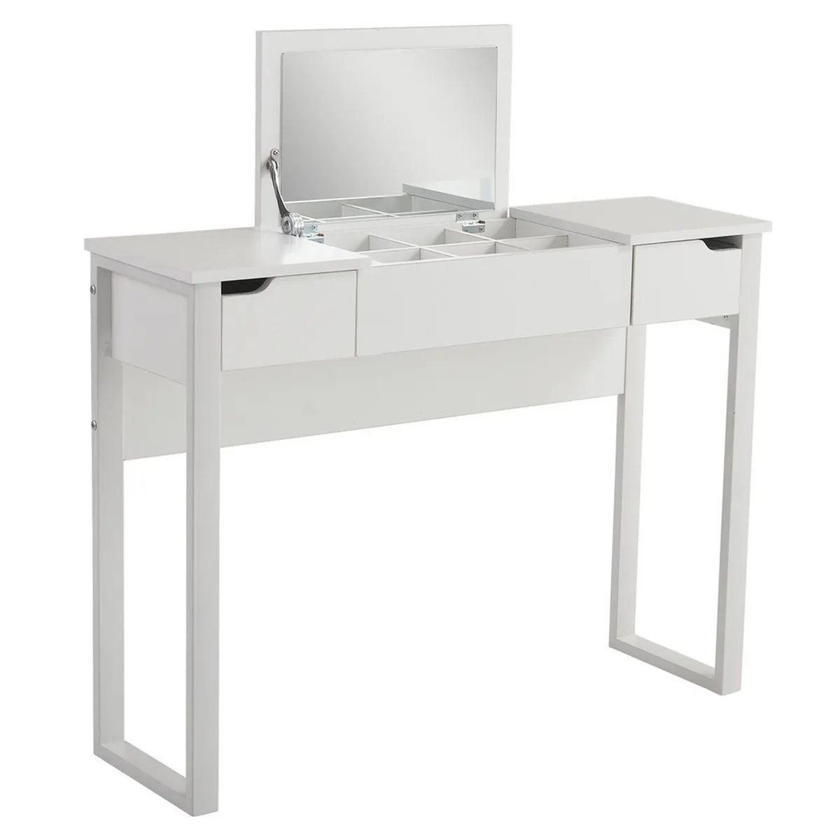 JUST HOME COLLECTION - Tocador 1 Cajón(es) Lucy 100x76x30 cm Blanco