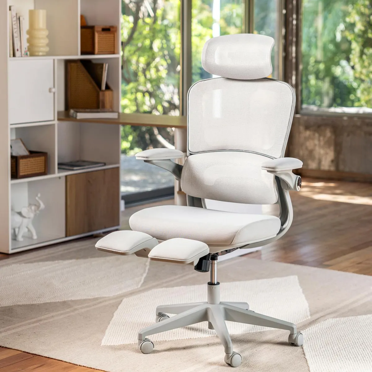 JUST HOME COLLECTION - Silla Escritorio Ergonómica Ejecutiva Mendoza Gris