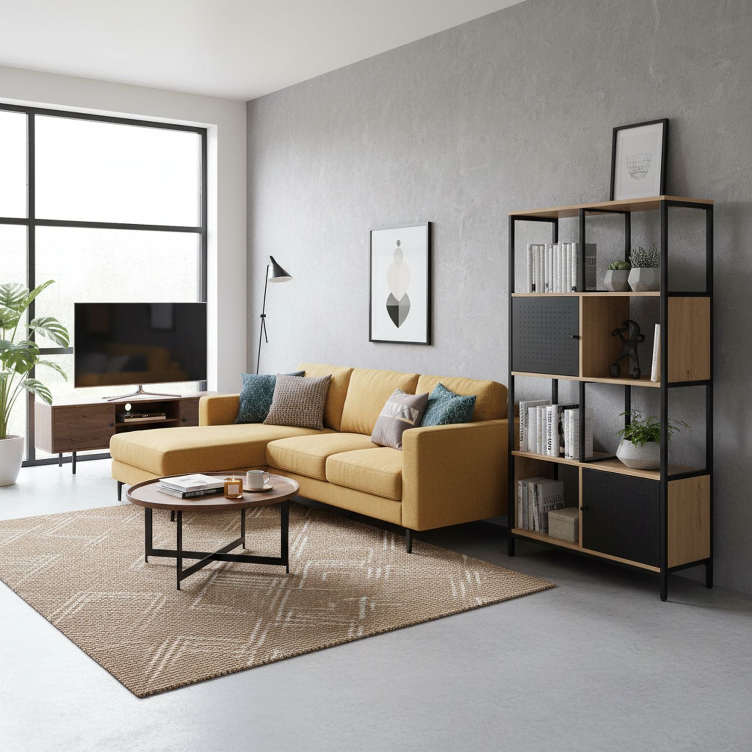 JUST HOME COLLECTION Estante Melamina 4 Nivel(es) 80x154.5x30 cm