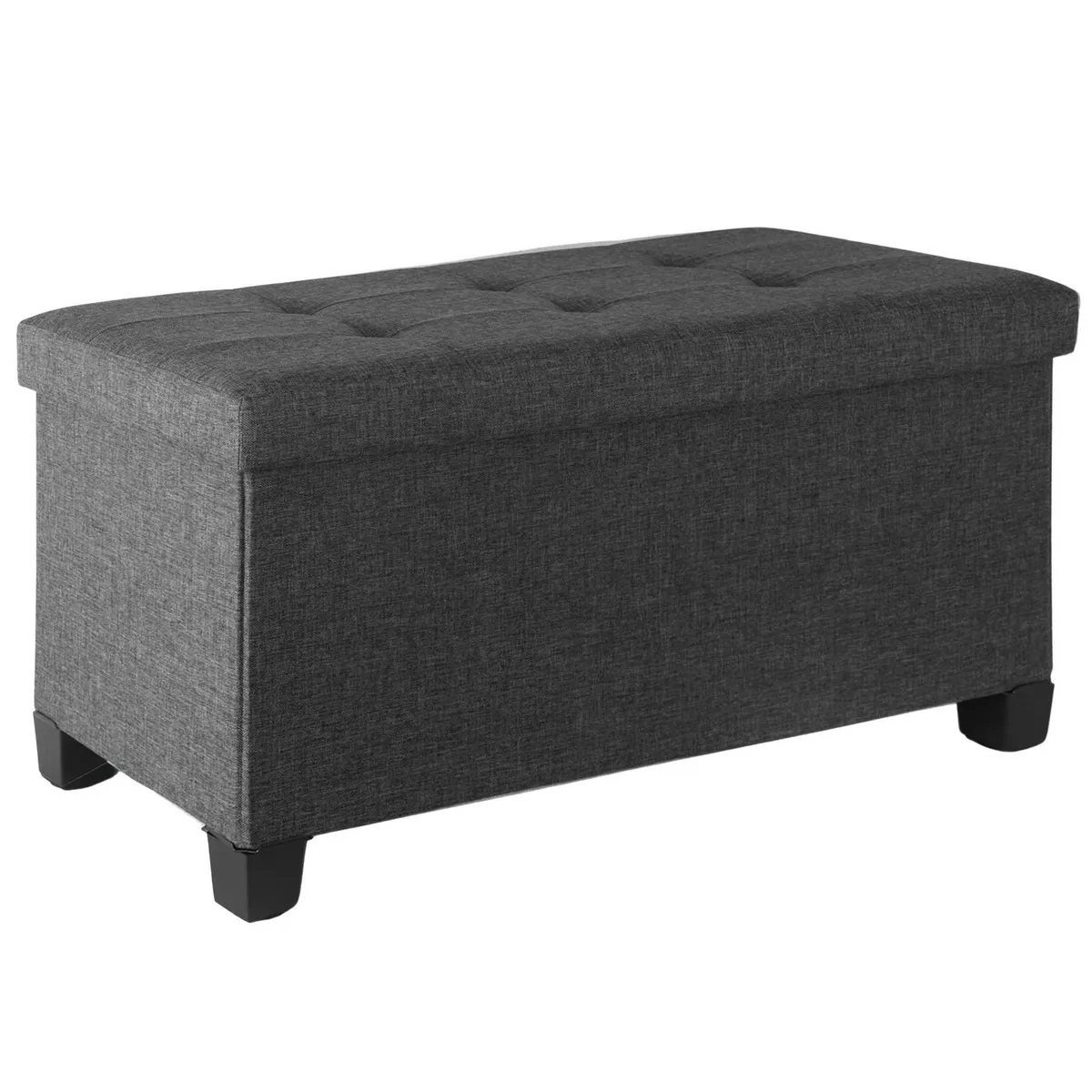 JUST HOME COLLECTION - Banqueta Barney gris 38x76x38 cm