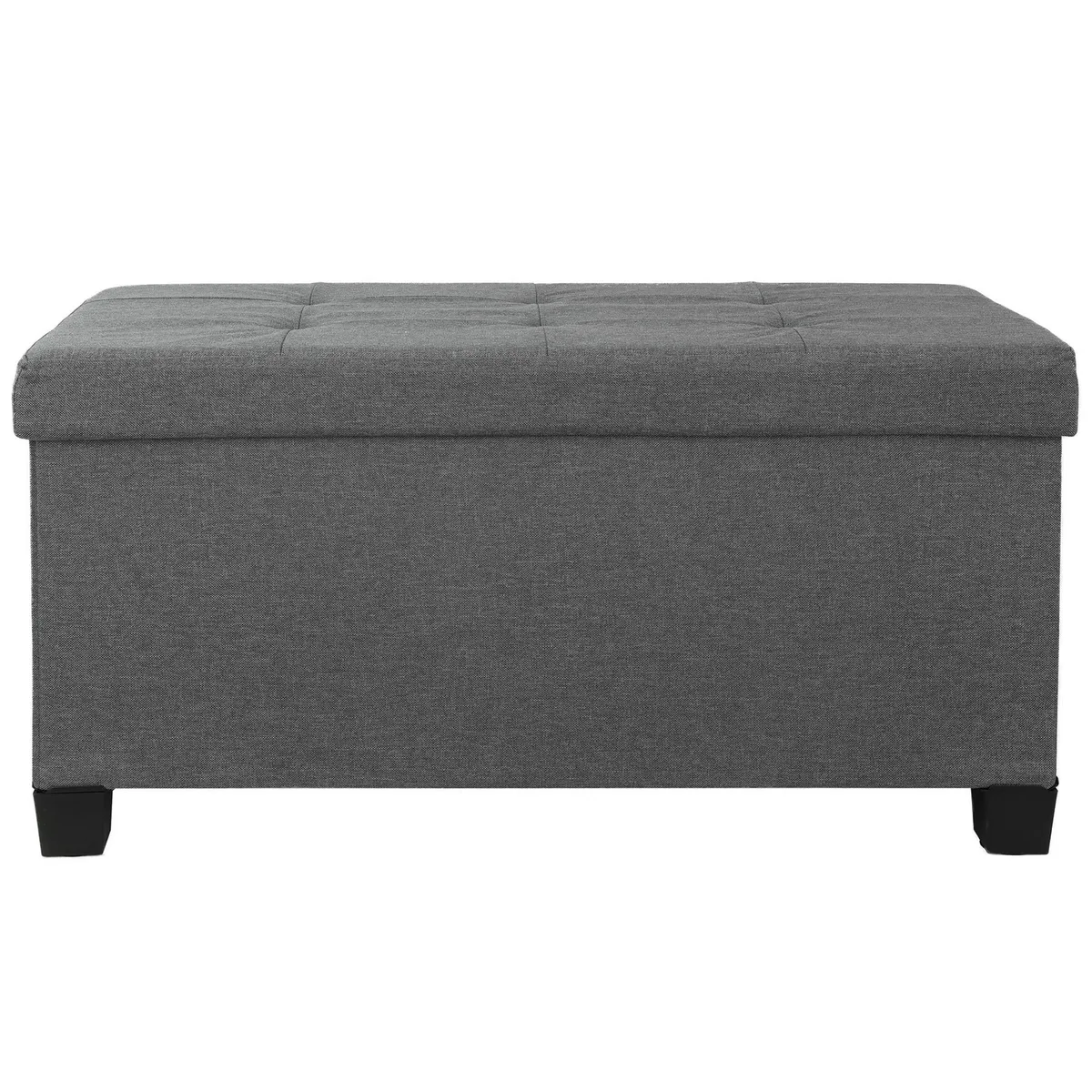JUST HOME COLLECTION - Banqueta Barney gris 38x76x38 cm