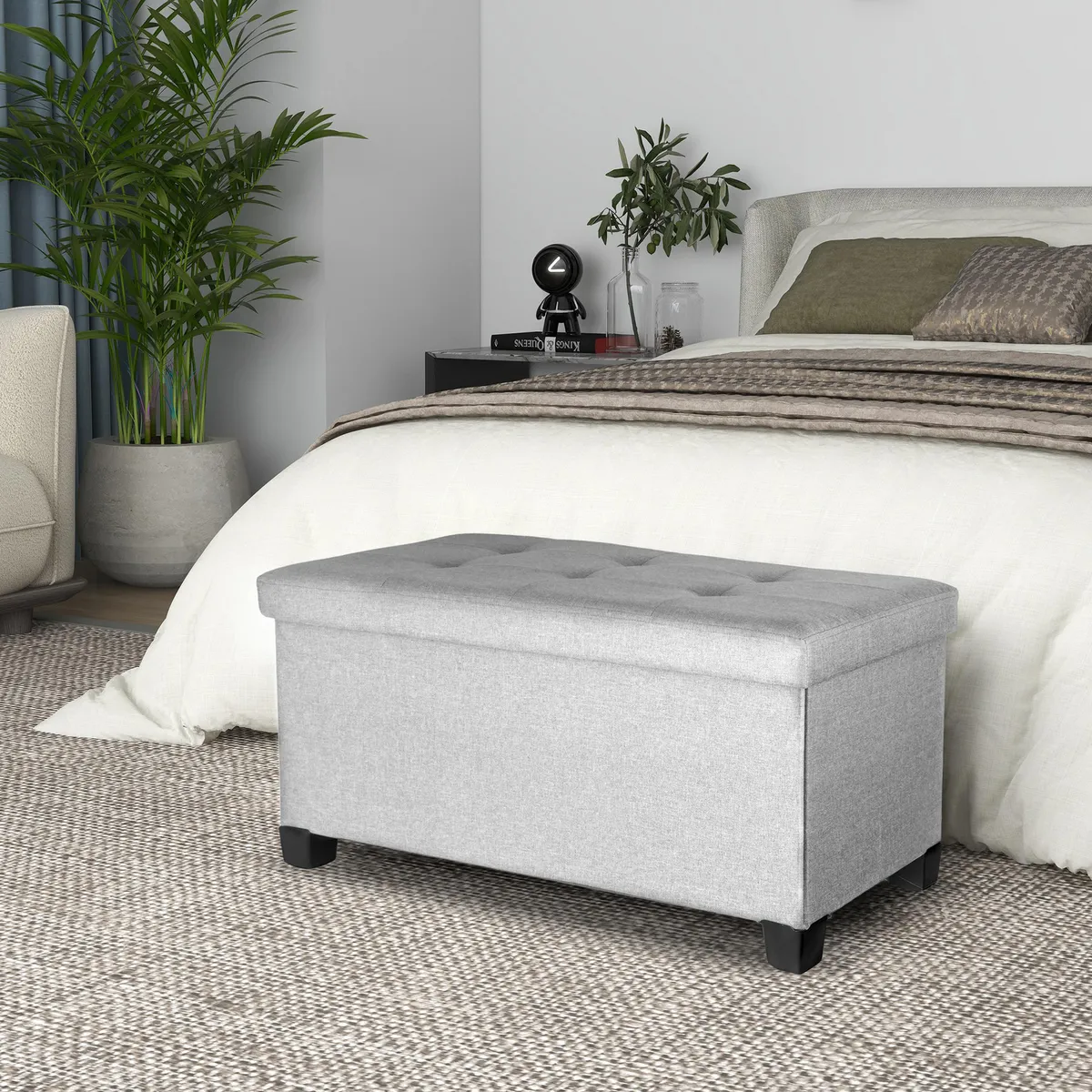 JUST HOME COLLECTION - Banqueta Barney beige 38x76x38 cm