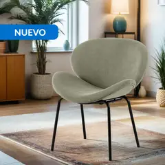 JUST HOME COLLECTION - Poltrona 1 cuerpo Bogarte 62x62x76 cm Gris