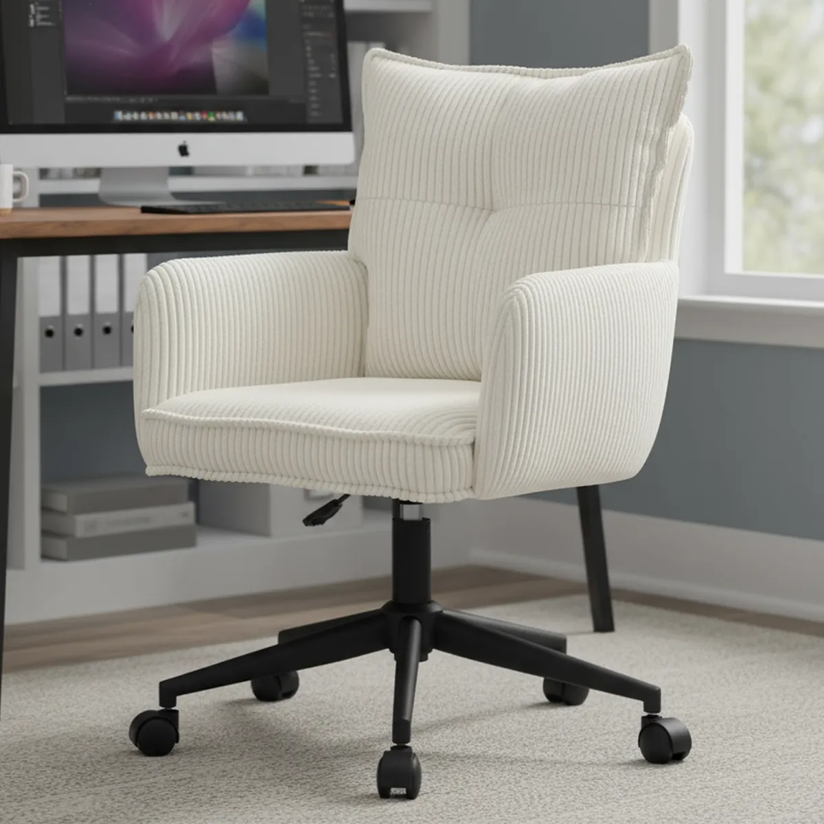 JUST HOME COLLECTION - Silla Escritorio Nube Blanco